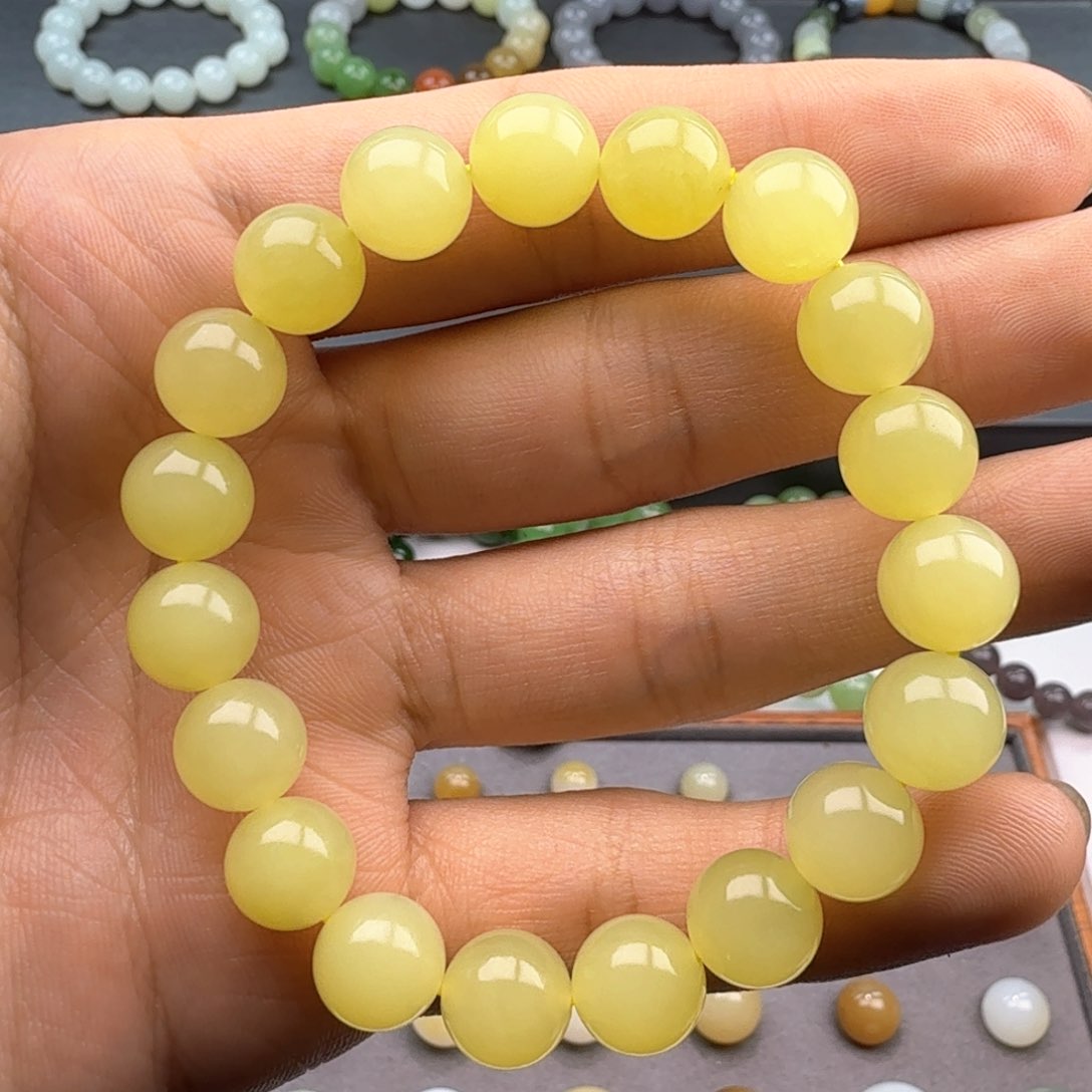 和田玉手串未镶嵌