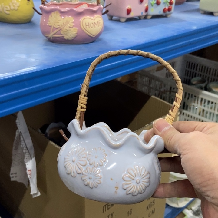 陶瓷花盆单场满9.9发10*9*7