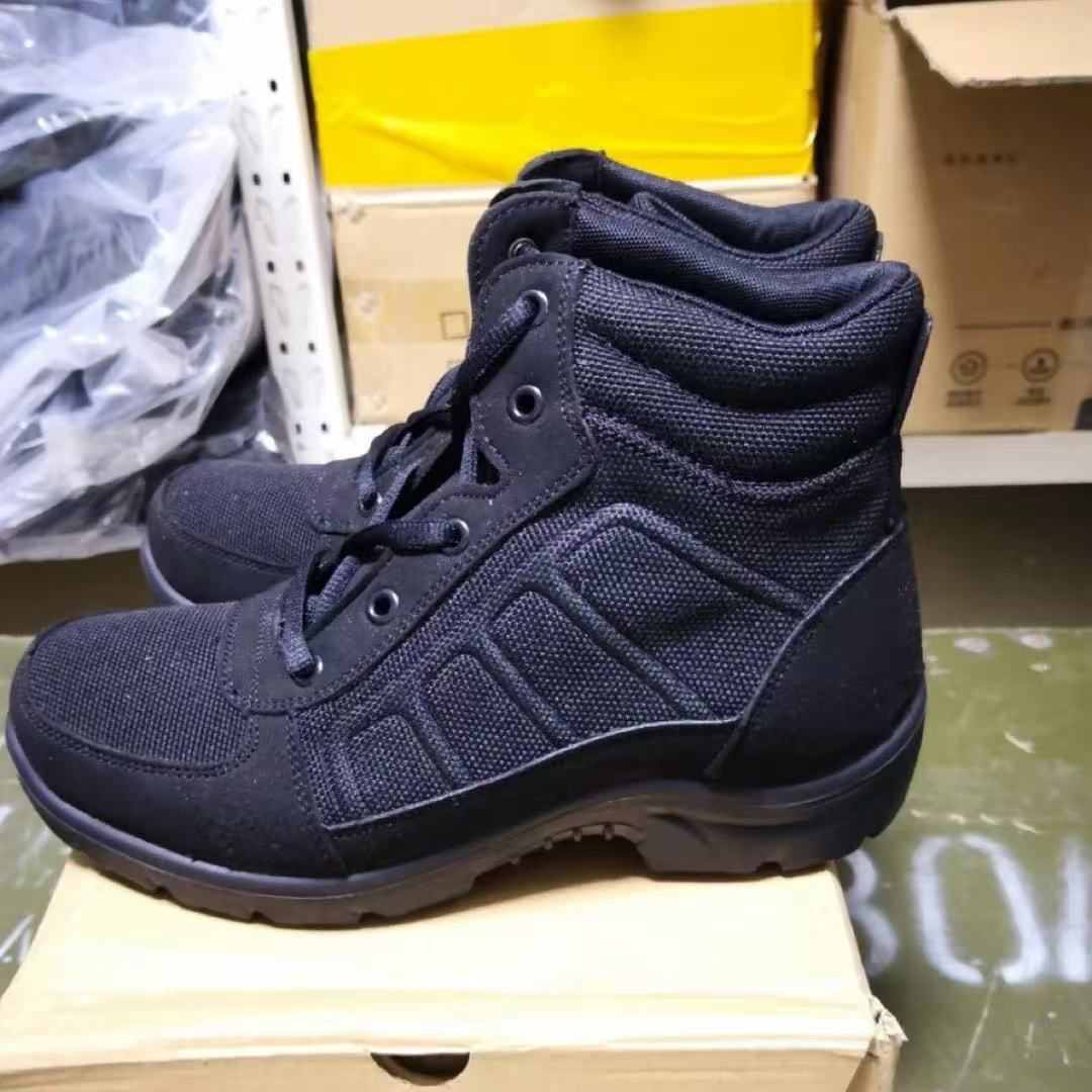 轻便防寒靴棉靴户外高帮黑色保暖男款加厚加绒冬季防寒鞋男士休闲