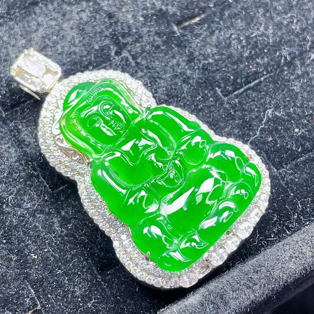 翡翠未镶嵌颈饰888