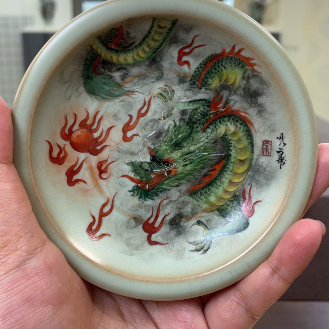 周泽堂彩绘。 青龙