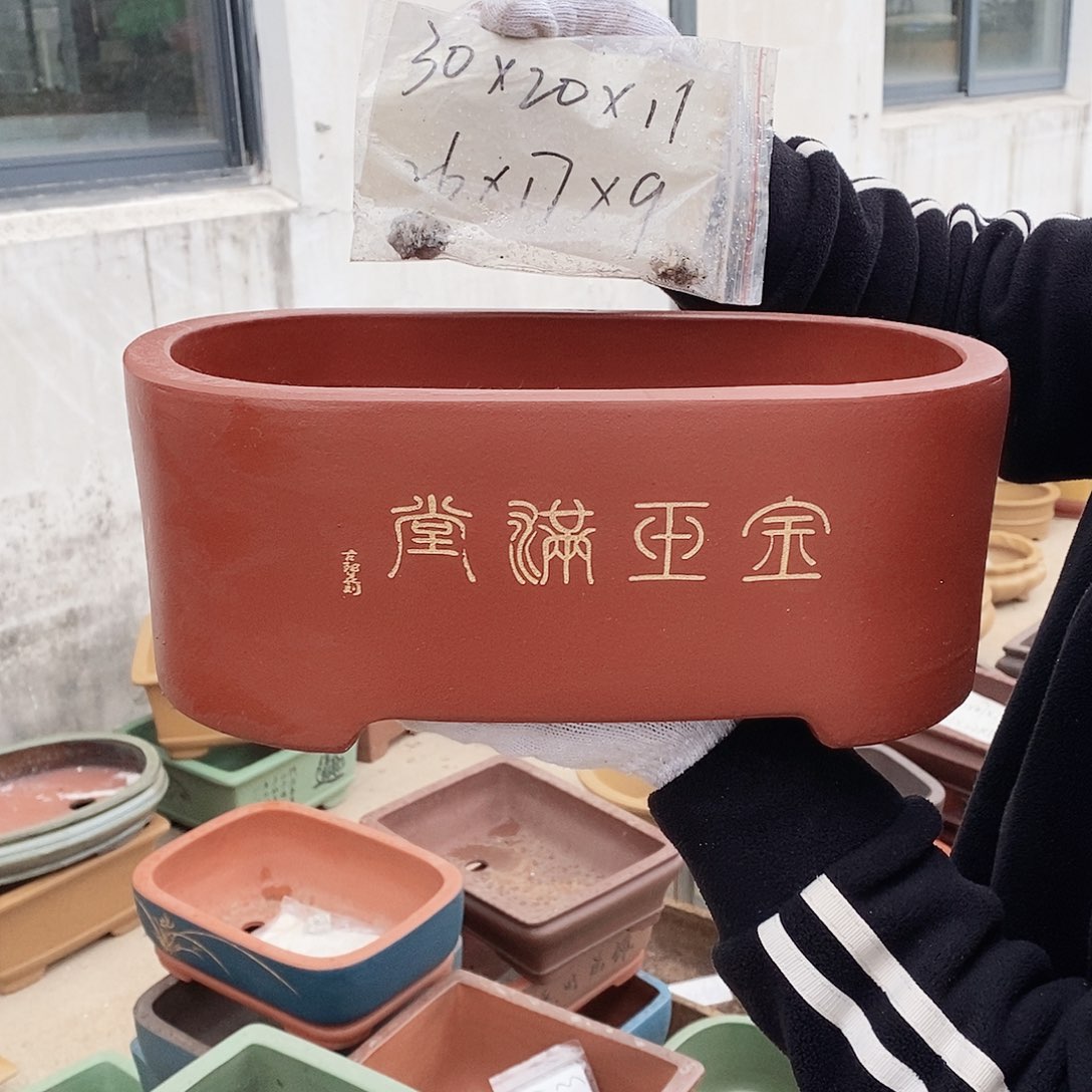 紫砂花盆紫砂花盆