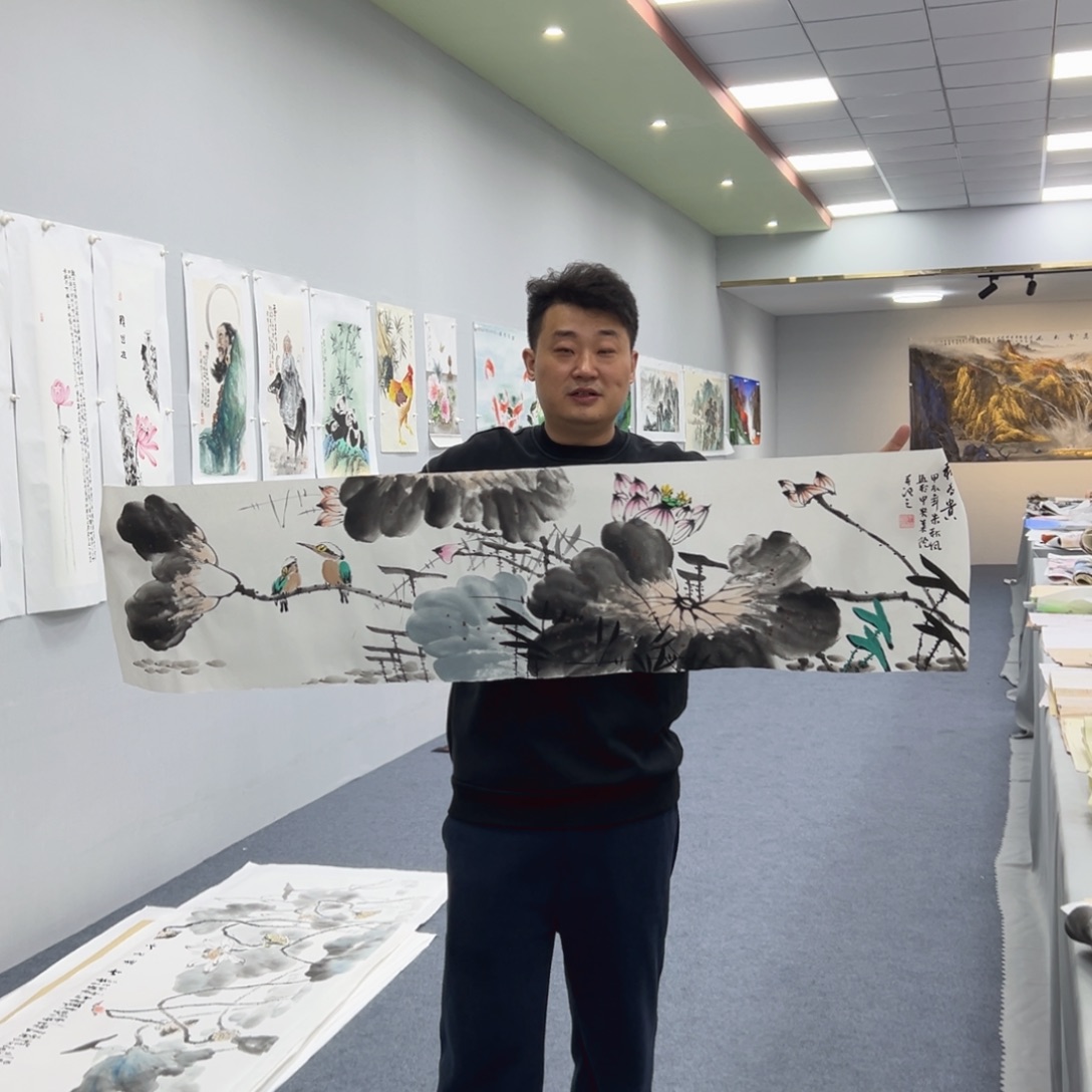 国画国画作品宣纸纯手绘