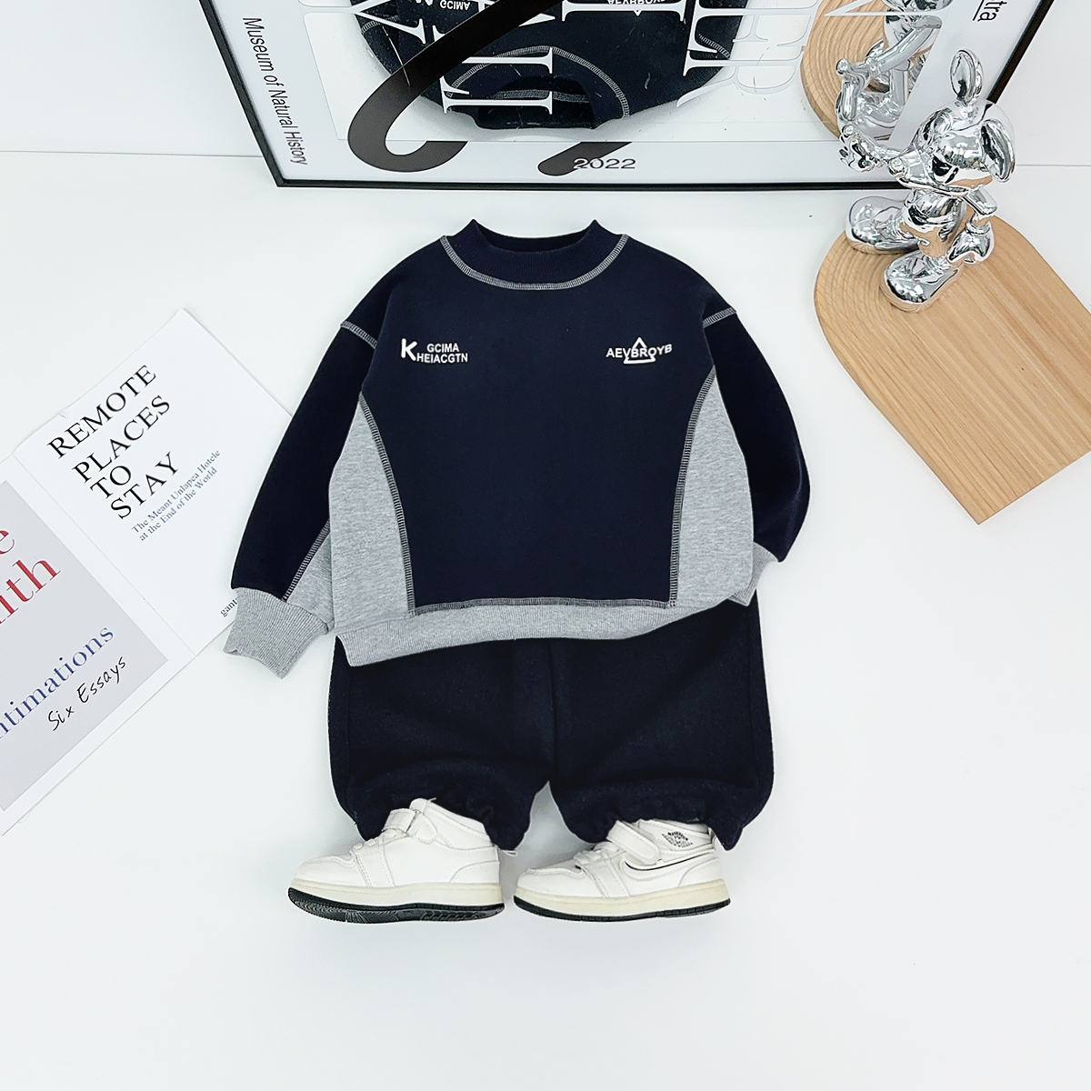 儿童卫衣加绒长袖2025新款秋冬季男童宝宝潮HZ251102悠悠童话童装