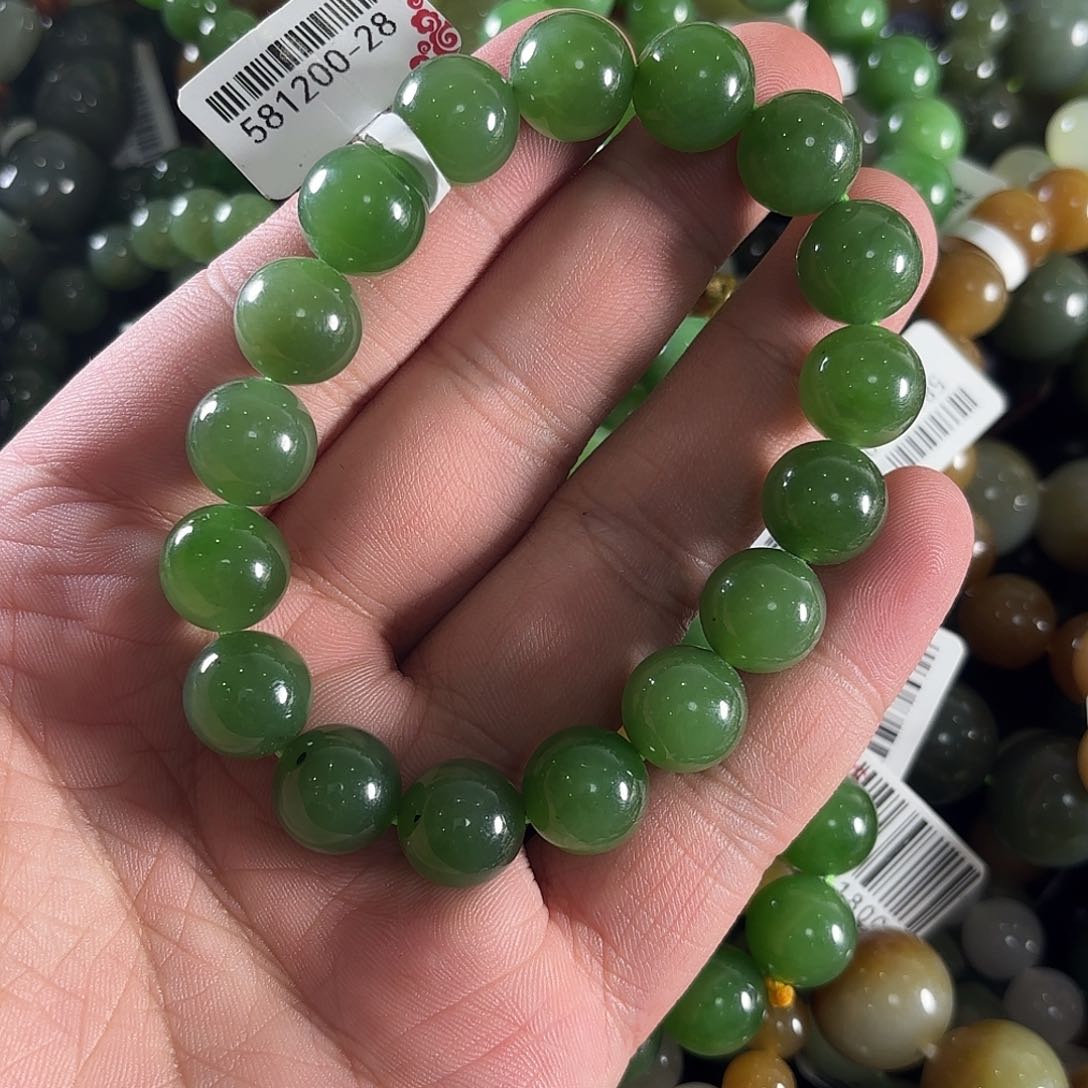 和田玉手链未镶嵌W412