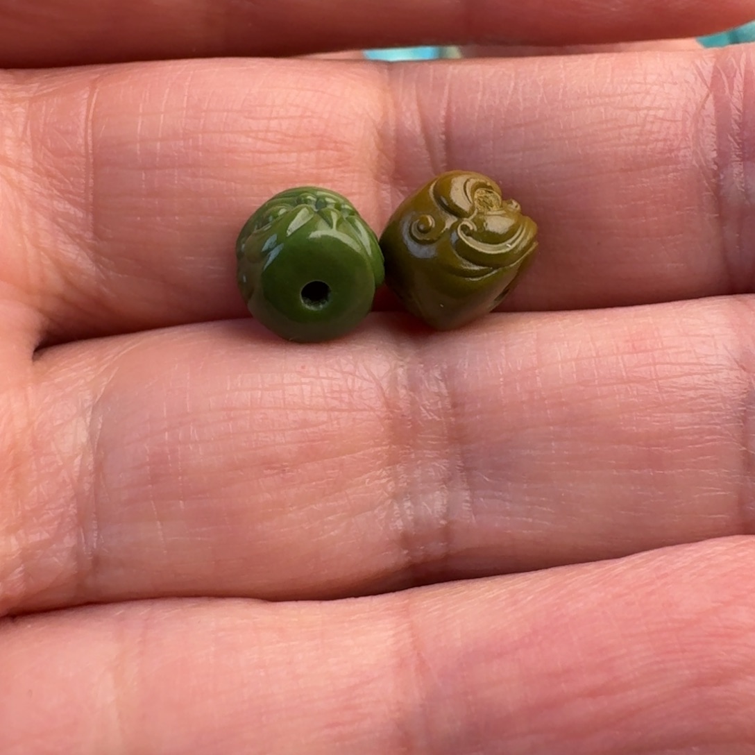 J***s绿松石未镶嵌耳饰