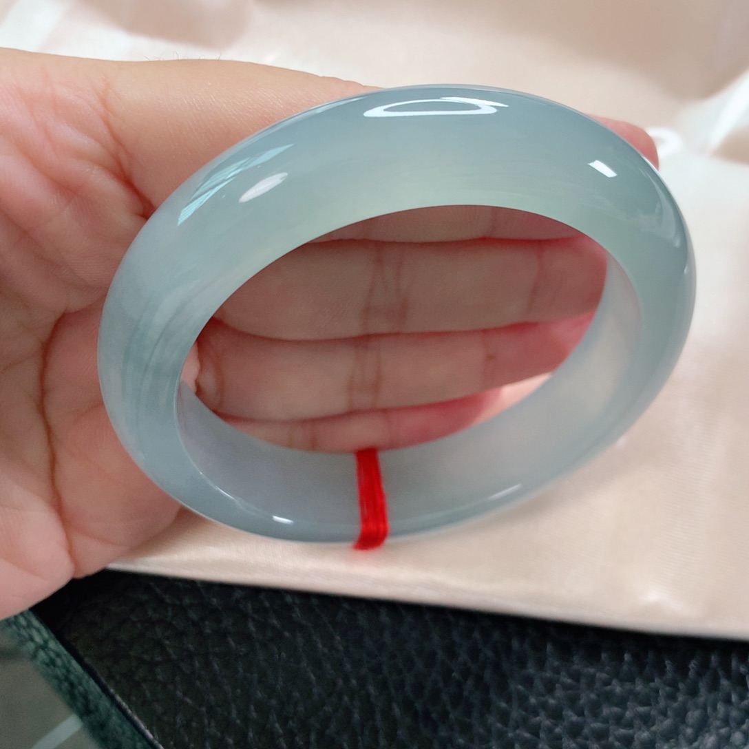 未镶嵌手镯翡翠冰种冰川蓝超强推❗️❗️❗️232