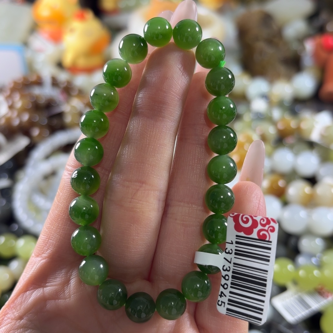 和田玉未镶嵌手串145