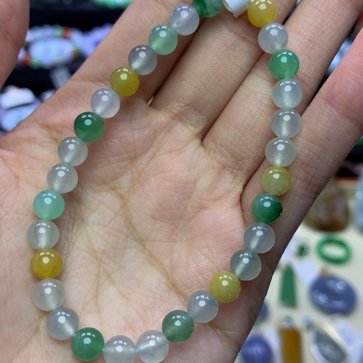翡翠手链未镶嵌翡翠