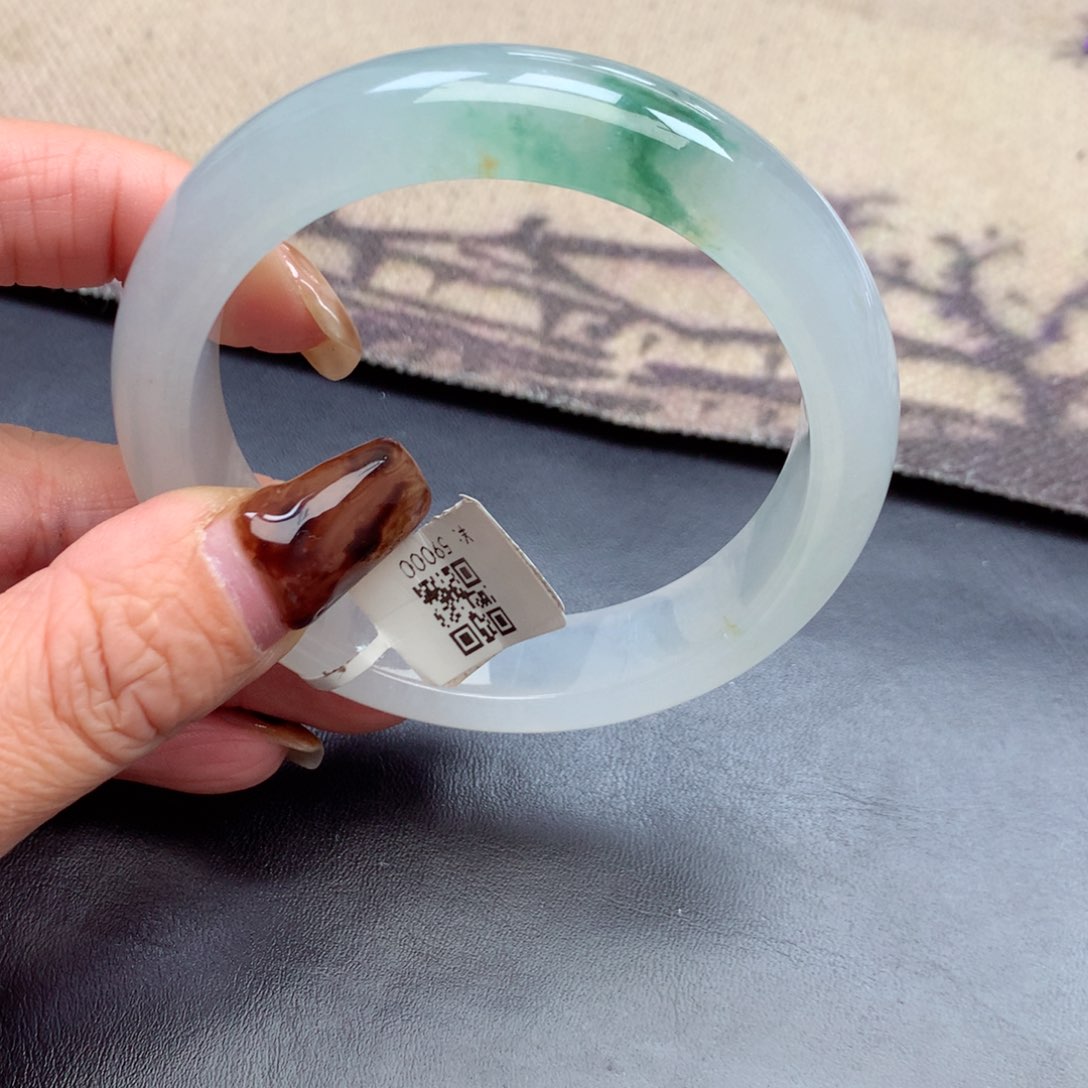 未镶嵌手镯翡翠六*六缅甸翡翠手镯