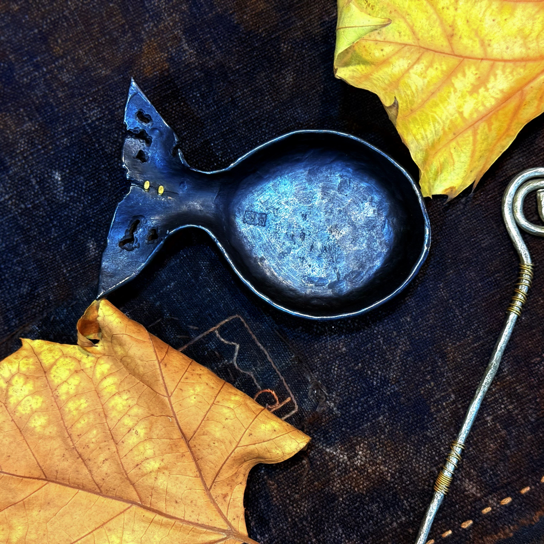 手工锻打足锡小鱼杯茶则茶周边