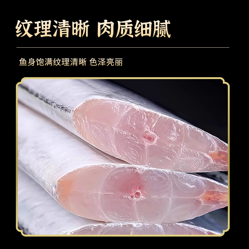 【大号纯肉带鱼段】新鲜整条带鱼现捞现发肉质鲜嫩速冻锁鲜冷链发货