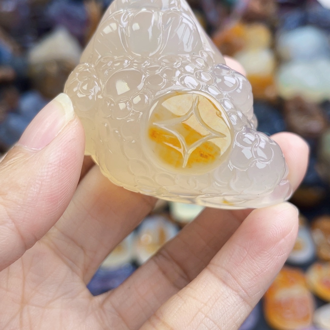 未镶嵌天然玛瑙/玉髓