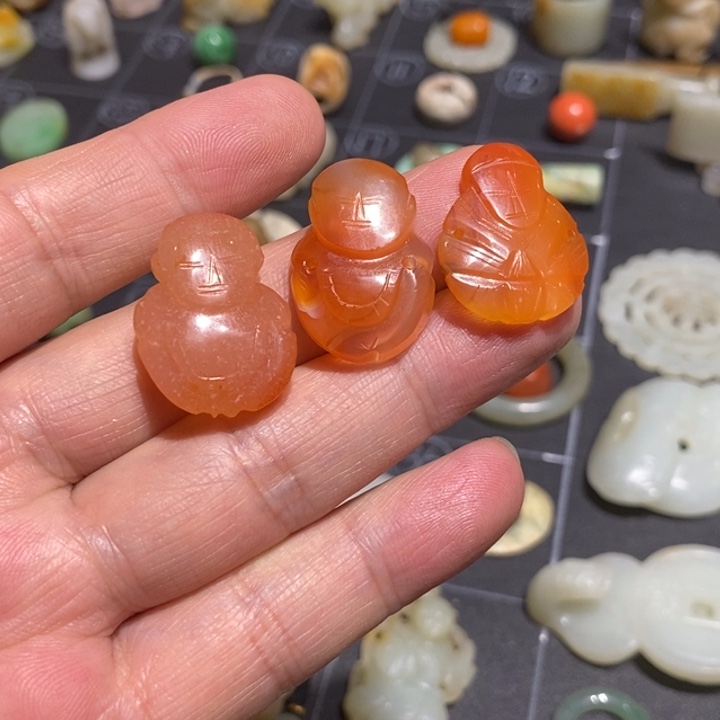 南红玛瑙未镶嵌毛衣链