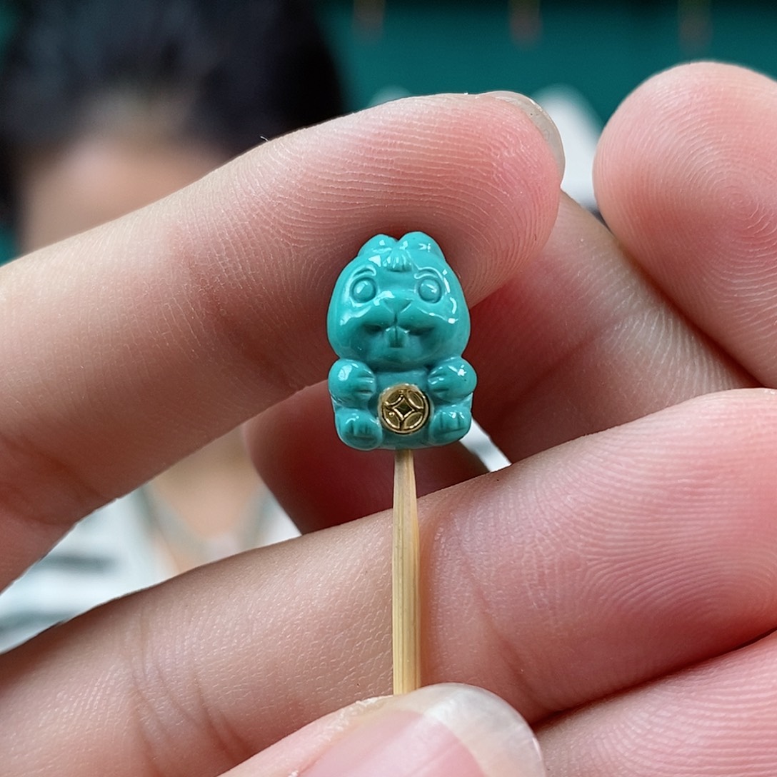 绿松石珠宝奇石未镶嵌