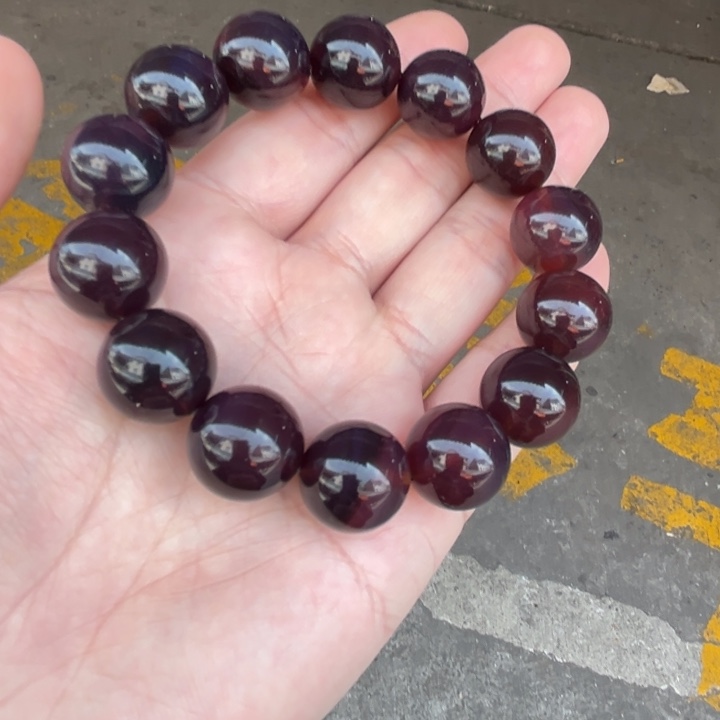 琥珀颈饰未镶嵌琥珀手串16.7mm