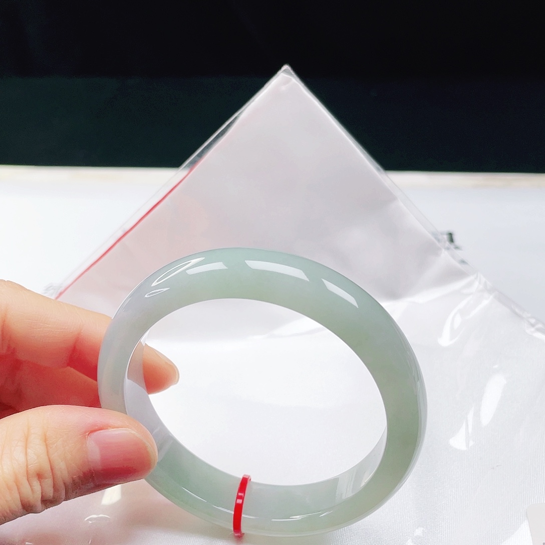 翡翠未镶嵌手镯56➕圈口