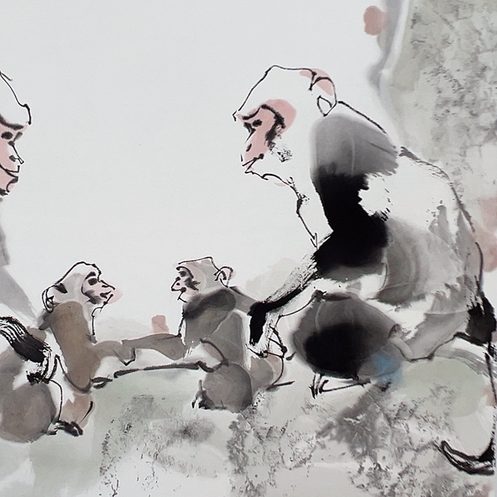 国画书画作品多次