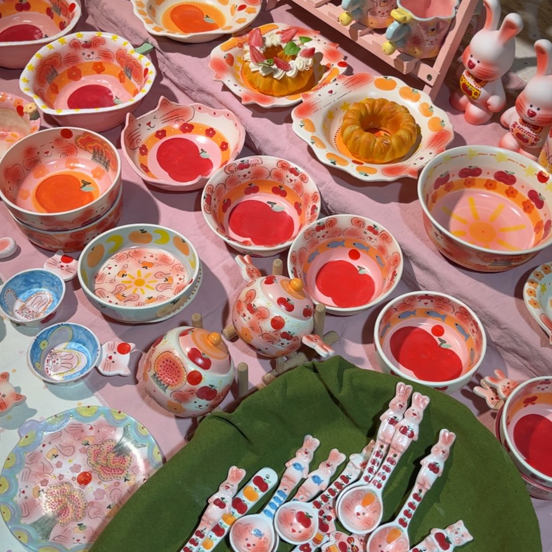 陶摆件陶瓷头发陶瓷陶瓷