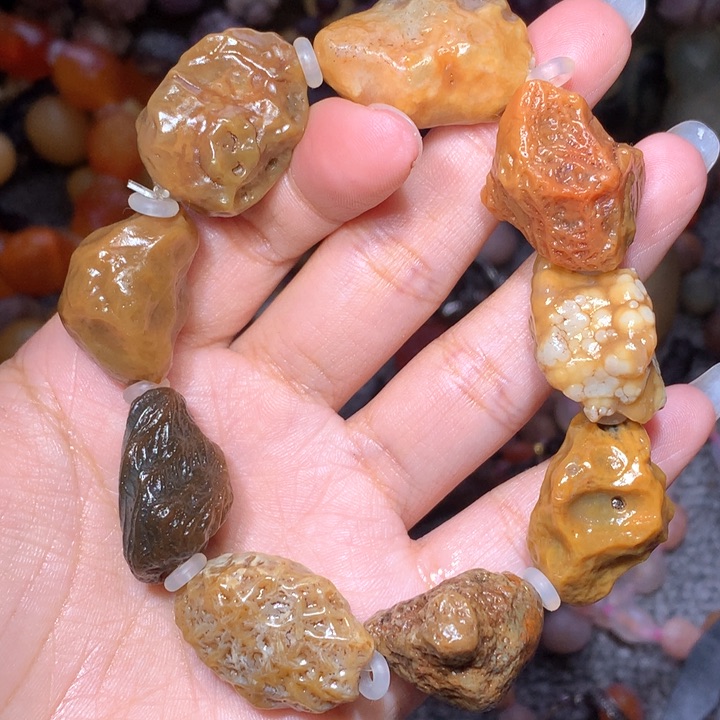 玛瑙/玉髓珠宝半成品未镶嵌