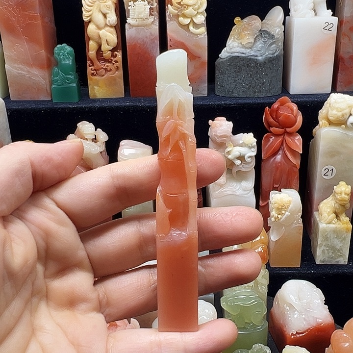 寿山石印石寿山石手工雕刻