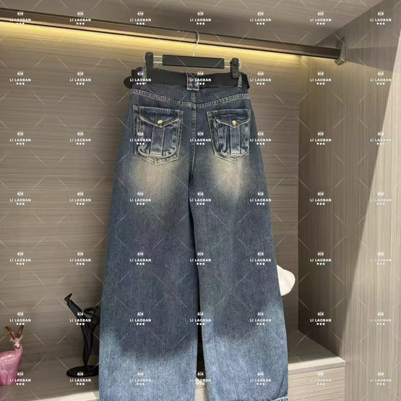 2025早秋美式复古柔软牛仔裤