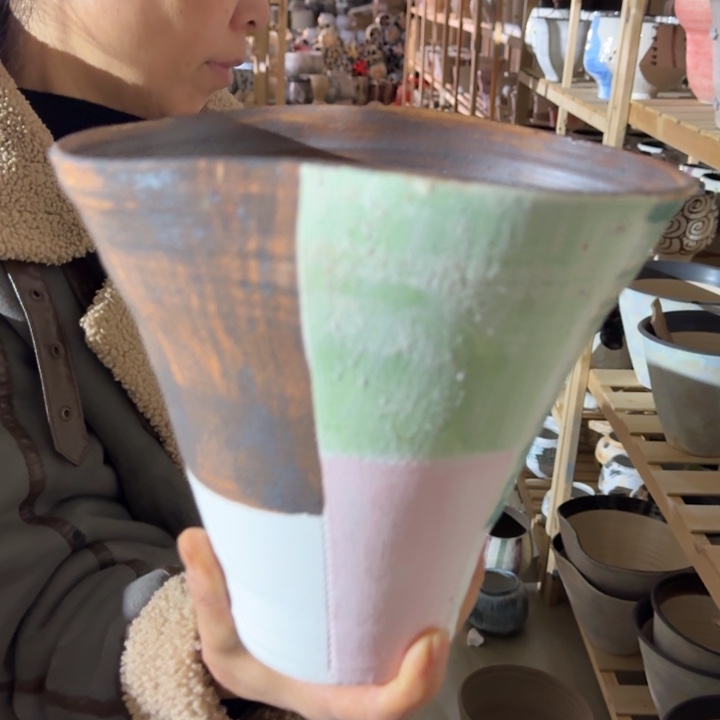 景德镇桌面陶瓷花盆