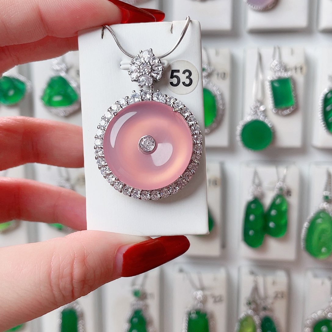 玛瑙/玉髓吊坠(赠链)未镶嵌