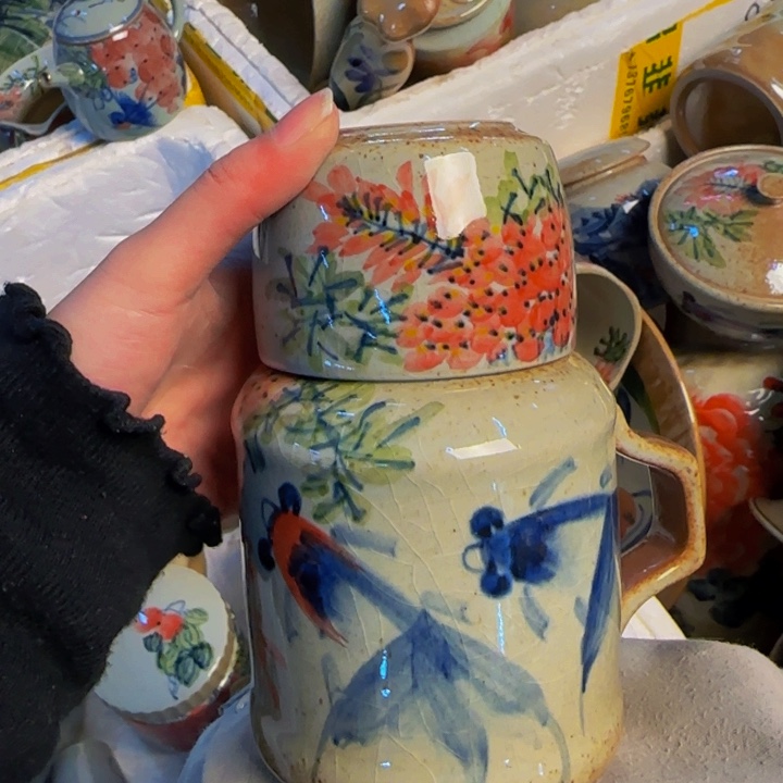 瓷片景德镇陶瓷手工手绘