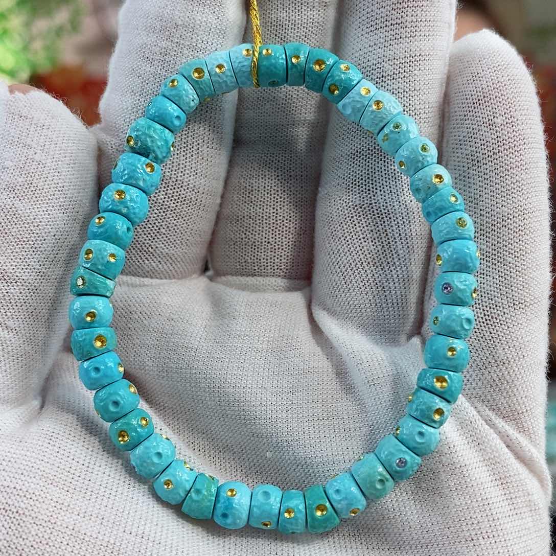 绿松石珠宝奇石未镶嵌