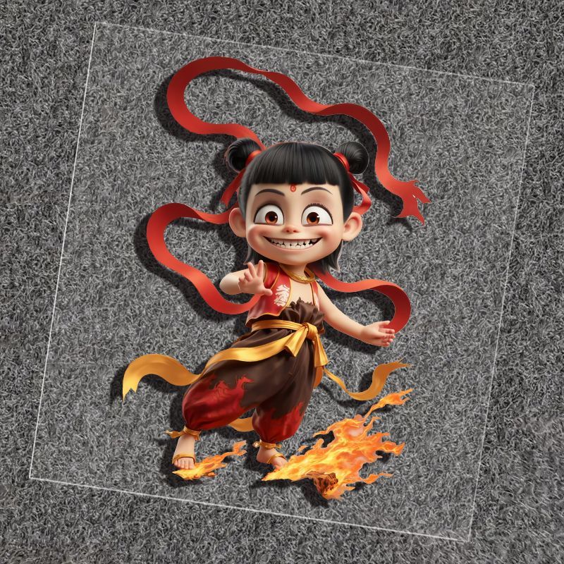 动漫二次元哪吒2魔童卡通贴纸车贴笔记本电脑手机壳装饰防水R114