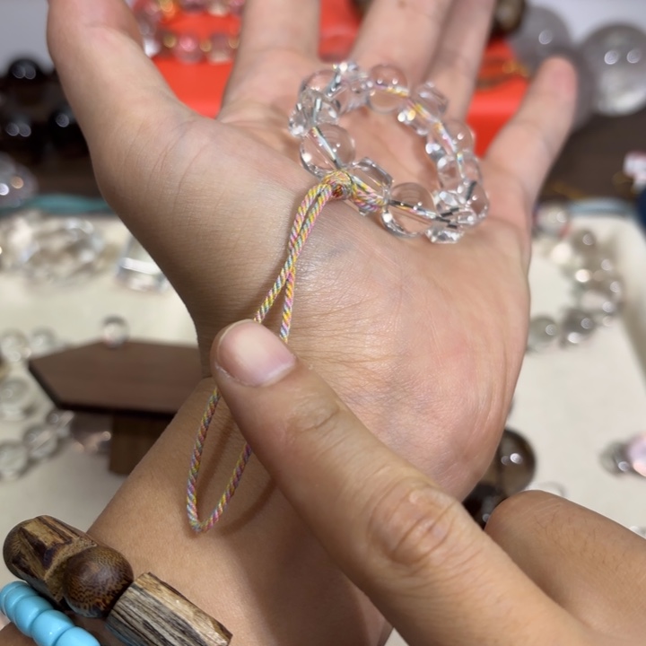 未镶嵌手链水晶白水晶