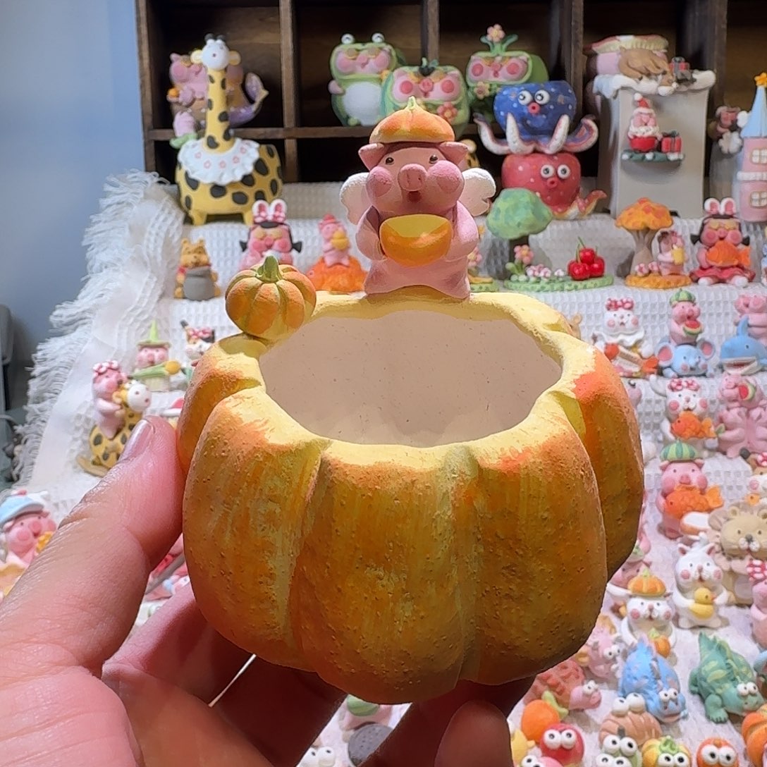 厂家直销手工花盆摆件