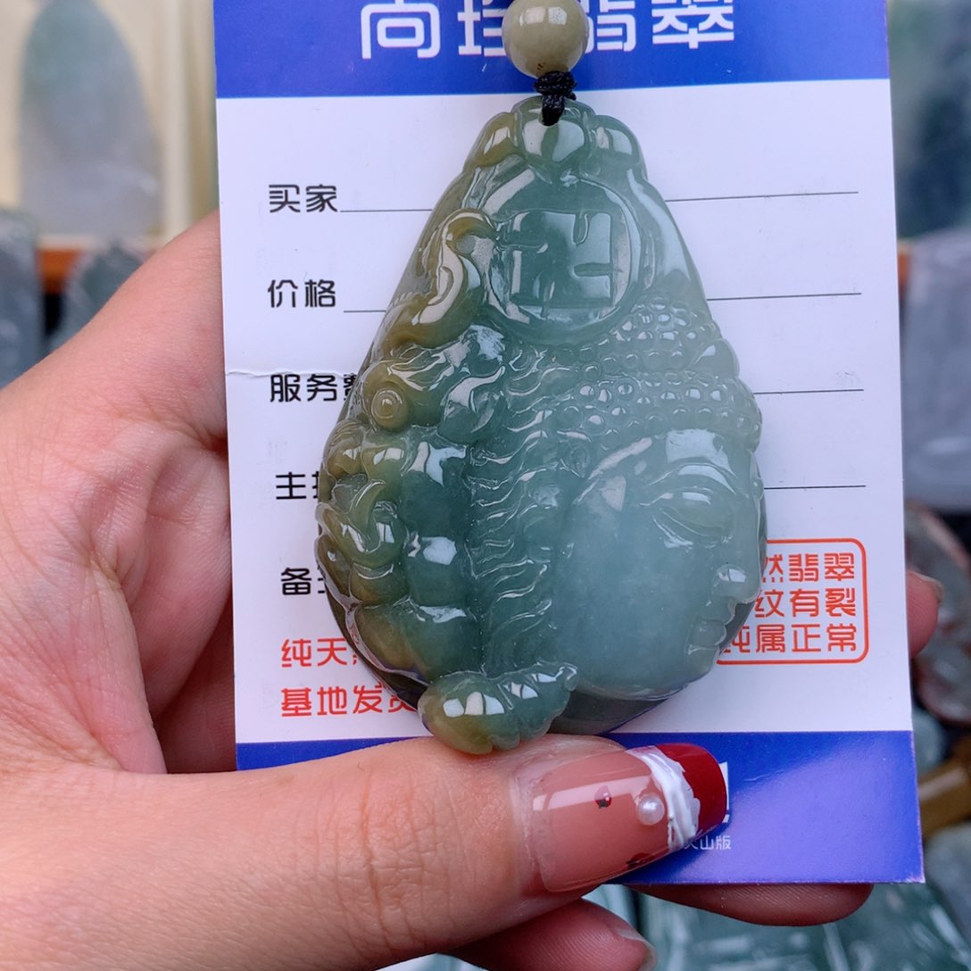 翡翠未镶嵌颈饰缅甸翡翠