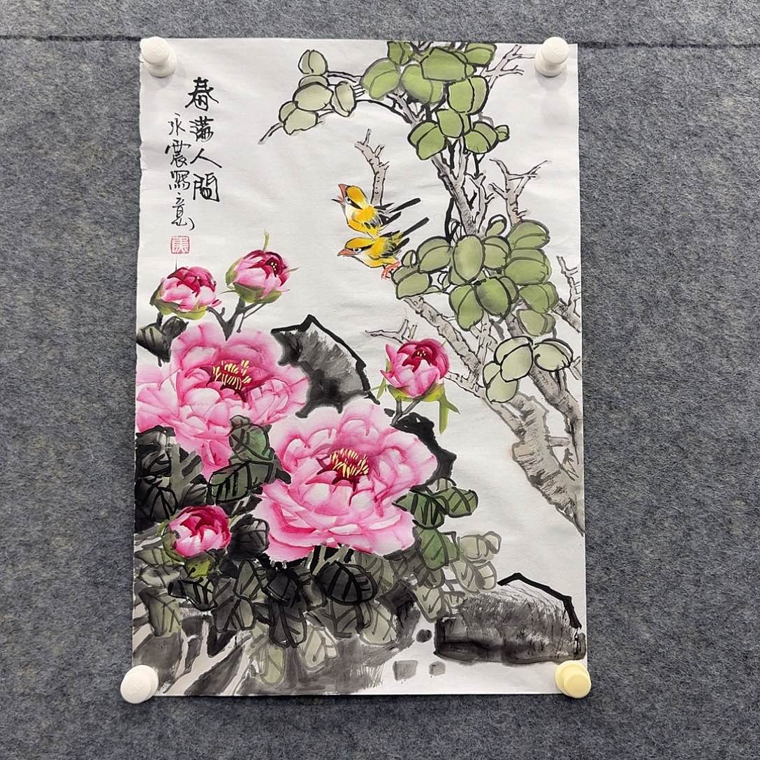 国画国画纯手绘制