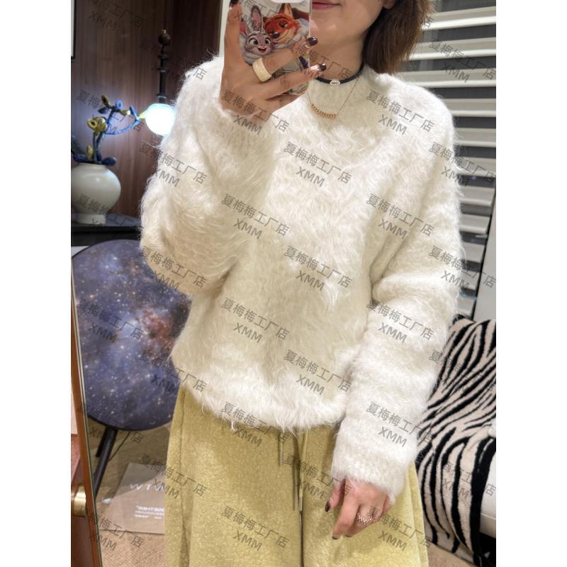 XMM.【长毛拉毛毛衣】针织时尚加厚秋冬套头洋气百搭潮流精致-25981