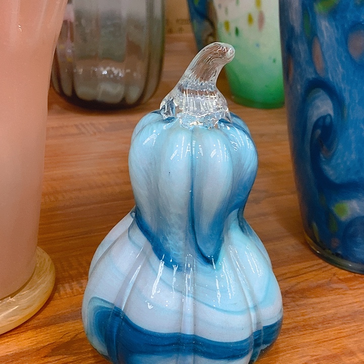 琉璃琉璃花瓶高21宽13