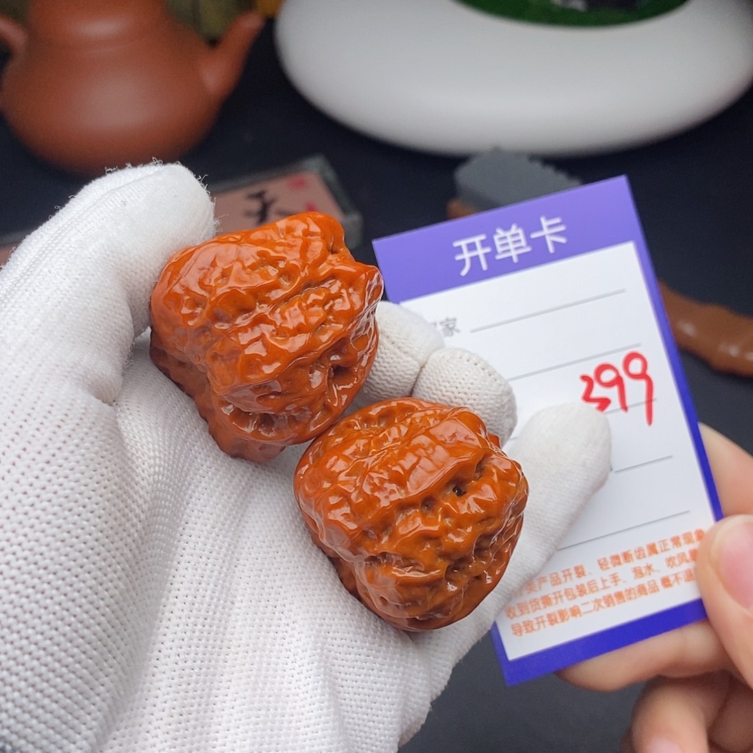 文玩核桃把件37蛤蟆头399