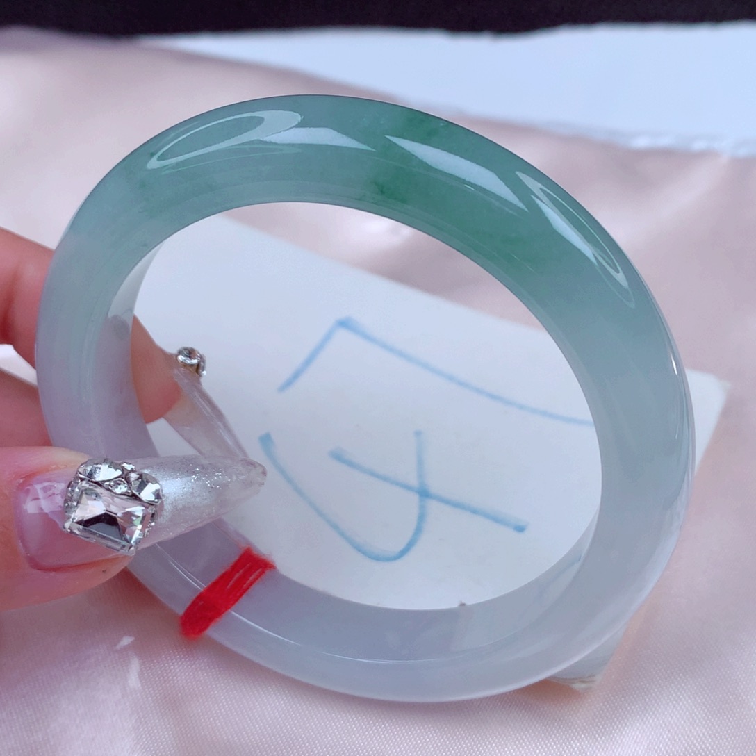 翡翠手镯未镶嵌天然缅甸翡翠A货手镯