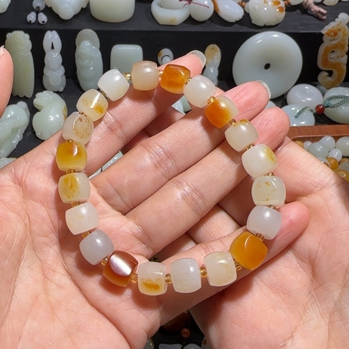 和田玉手链未镶嵌