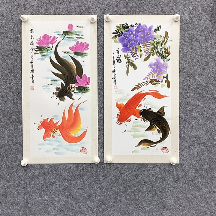 国画刘国华手绘作品1111