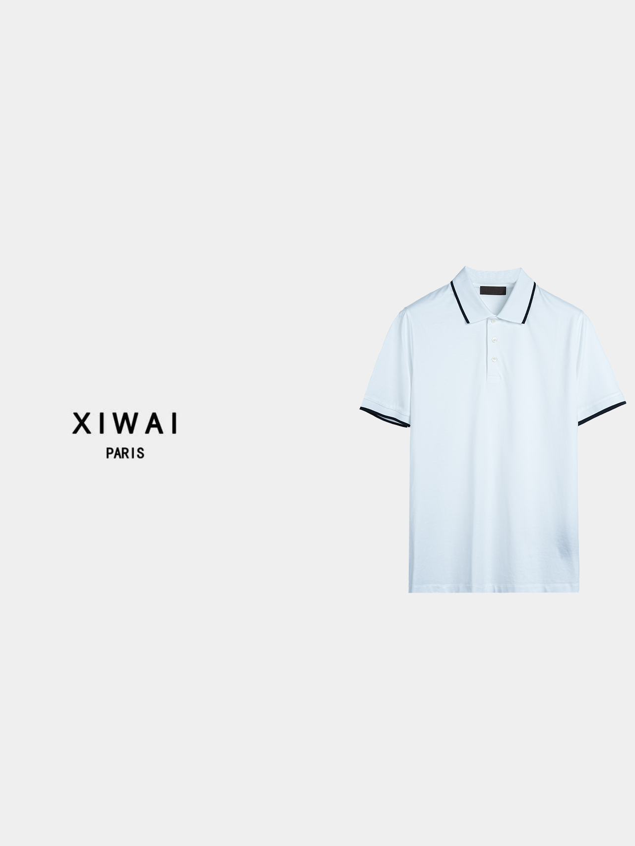 高级男装 夏季新品25s男士经典休闲商务款翻领短袖 POLO衫 7077