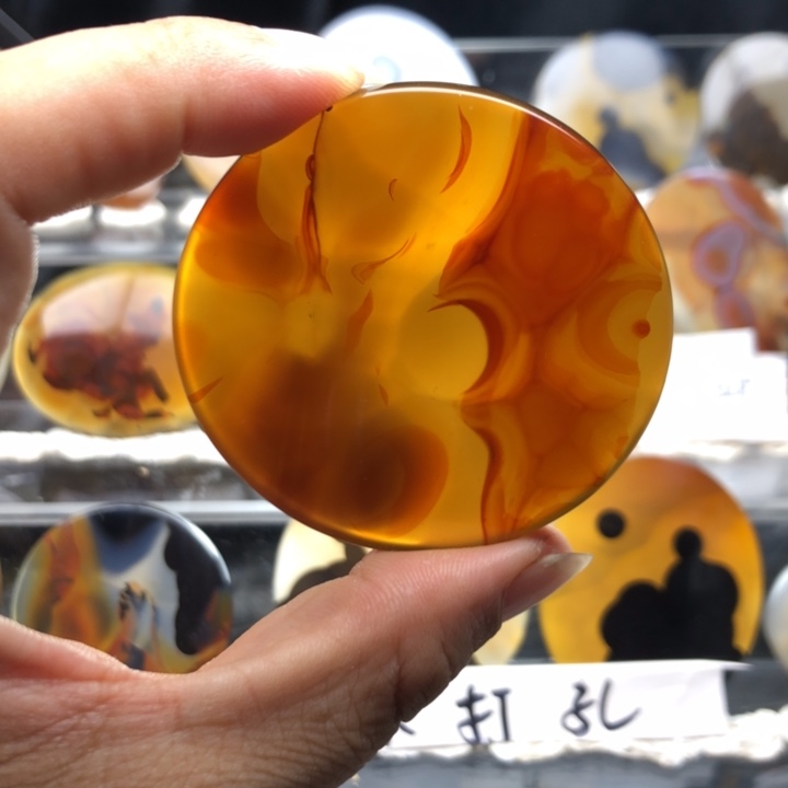 合金玛瑙/玉髓珠宝奇石021有瑕