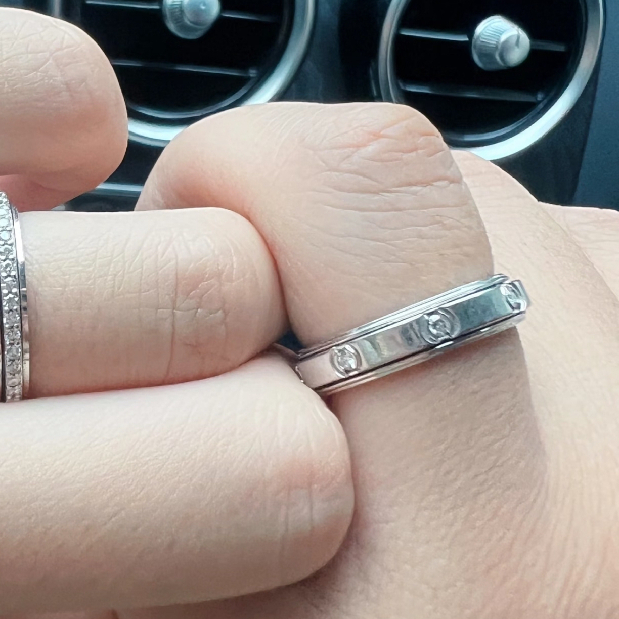 99新 Piaget/伯爵 56码 八钻 伯爵/戒指/指环/8070