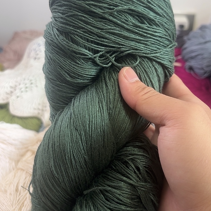 棉真蚕丝宝石绿1吧