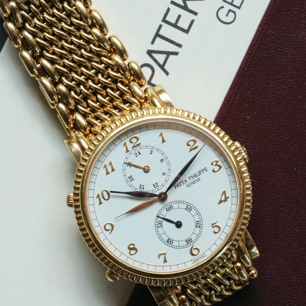 99新 Patek Philippe/百达翡丽 型号5034J  01年保卡 