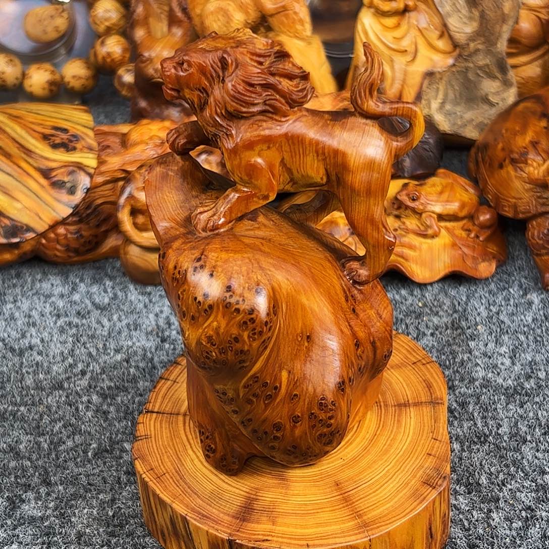 柏木M*太行崖柏陈化瘤疤狮子