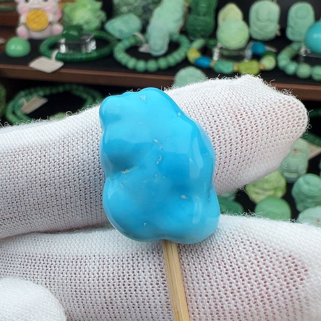 绿松石未镶嵌绿松石主播璐璐