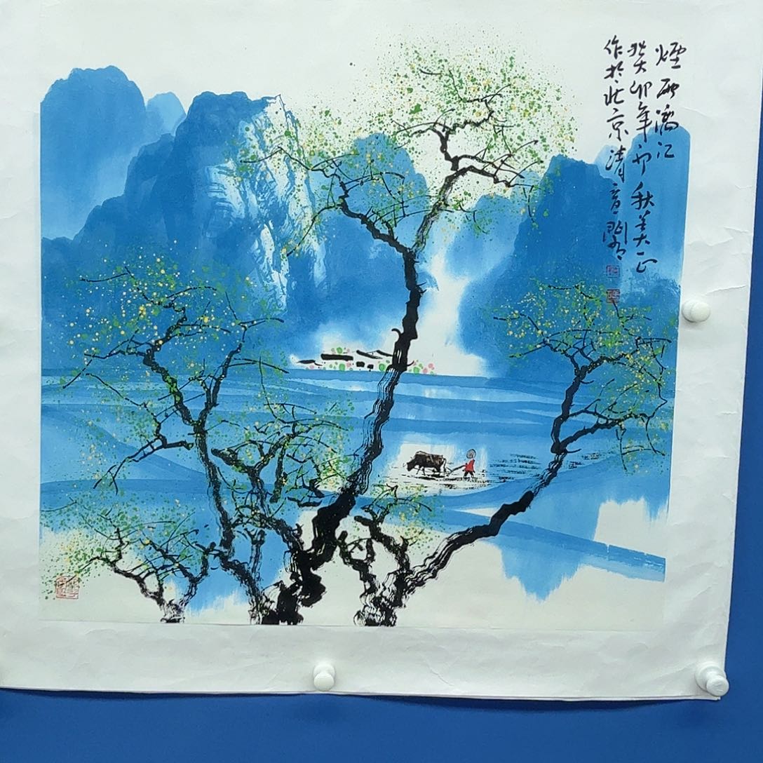 国画多次参加国内外大型