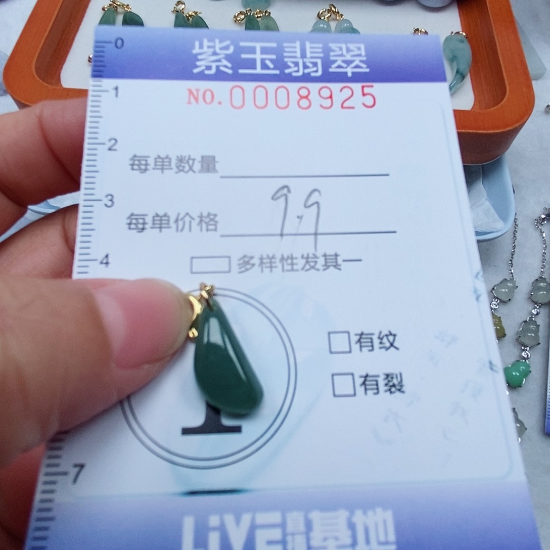 颈饰未镶嵌翡翠冰透随行